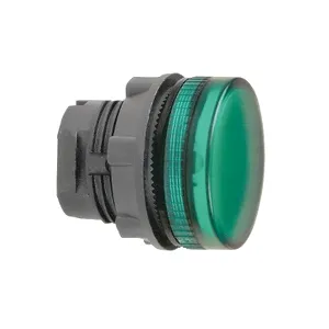 Cap Lampa Verde 22 Lentile Striate pentru Led Integral