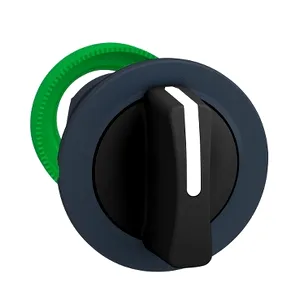 Harmony XB5, Cap selector antimicrobian, plastic, negru, 30, 3 pozitii, cu revenire