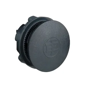 Obturator Rotund pentru Unitate  22 Mm, Negru, Set de 10
