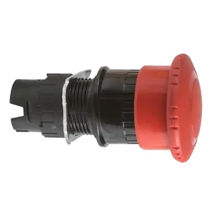 Cap Rotund pentru Buton Oprire de Urgenta,  16, Rasucire pentru Elib., Rosu