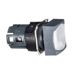 Cap Patrat Iluminat pentru Buton,  16, Alb