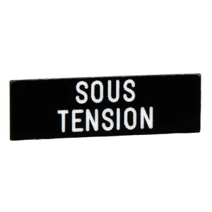 Legenda Marcata 8 X 27 Mm pentru Suport de Legenda 30 X 40 Mm, Sous Tension