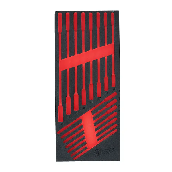 Inserție spumă goală, 15 buc chei combinate cu clichet Maxbite