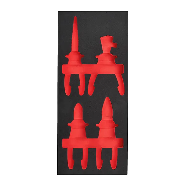 Inserție spumă goală, 4 buc clești izolați