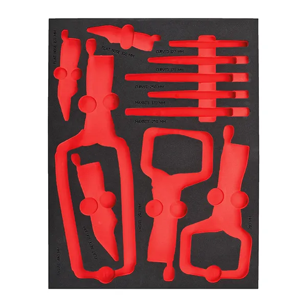 Inserție spumă goală, 11 buc clești