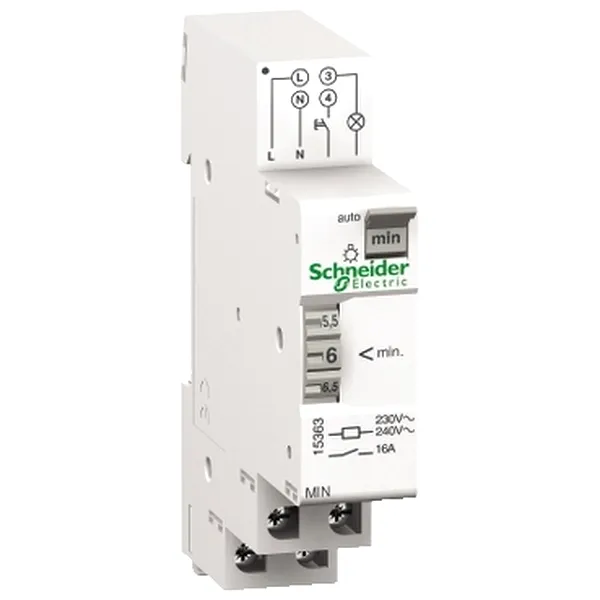 Temporizator cu Extindere Min, 1, 7 Min, Iesire No