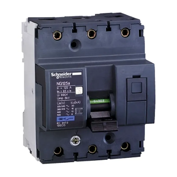 Acti9 NG125, intreruptor circuit, Acti9 NG125A, 3P, 80A, curba C