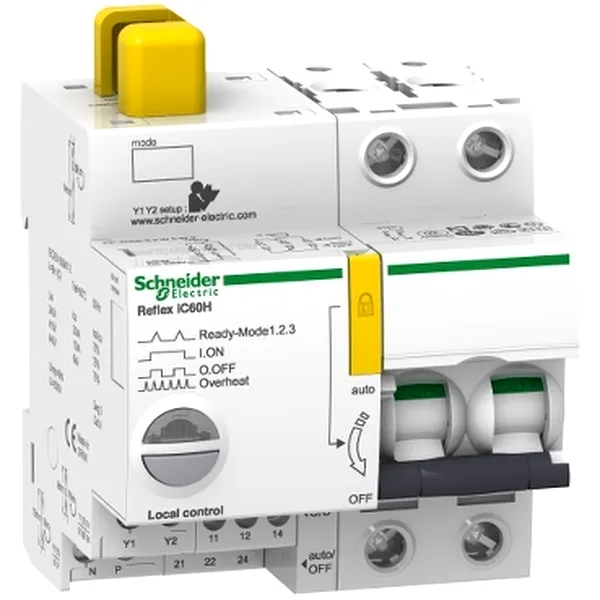 Reflex Ic60H Ti24 40 A 2P curba B Intreruptor Automat cu Comanda Integrata