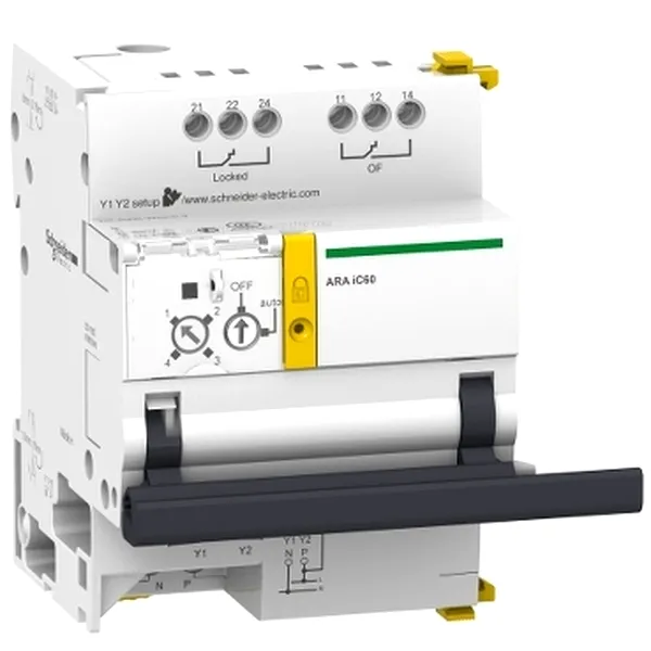 Auxiliar Automat de Reanclansare Ara pentru Ic60 1P-1Pn-2P, 4 Prog