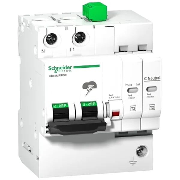 Iquick Prd20R descarcator Modular, 1 Pol + N, 264V, cu Transfer La Distanta