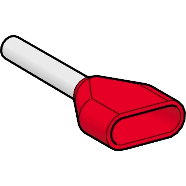 Pini Dubli Pentru Cablare - Mediu - 1 Mm - Rosu