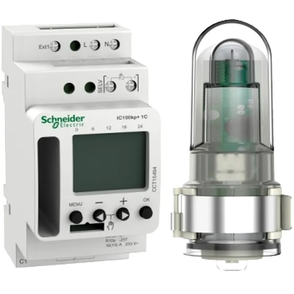 Acti9 IC100kp+ 1C (1, 99000 lux) SMART programmable twilight switch