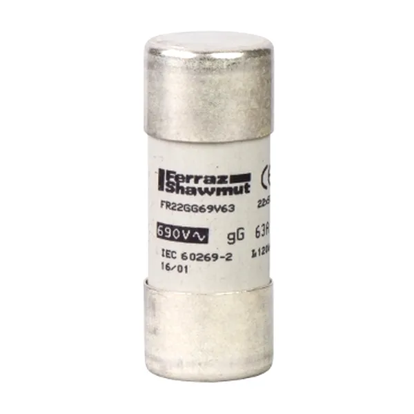 Patron Siguranta Nfc 22 X 58 Mm - Cilindric - Gg 20 A - Fara Indicatie