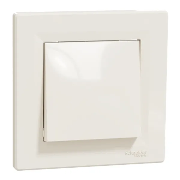 Asfora, Intrerupator simplu, fara surub, crem