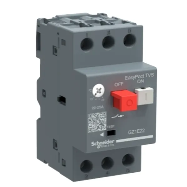 Motor circuit breaker, EasyPact, TVS GZ1E, AC-3, 3P, 1.6..2.5A, thermal magnetic detection