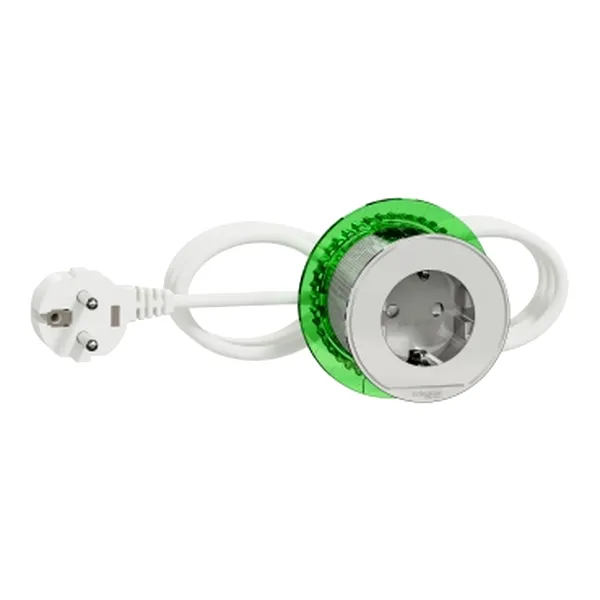 Unica system+, XS, Priza 2P+E, 16A, alba