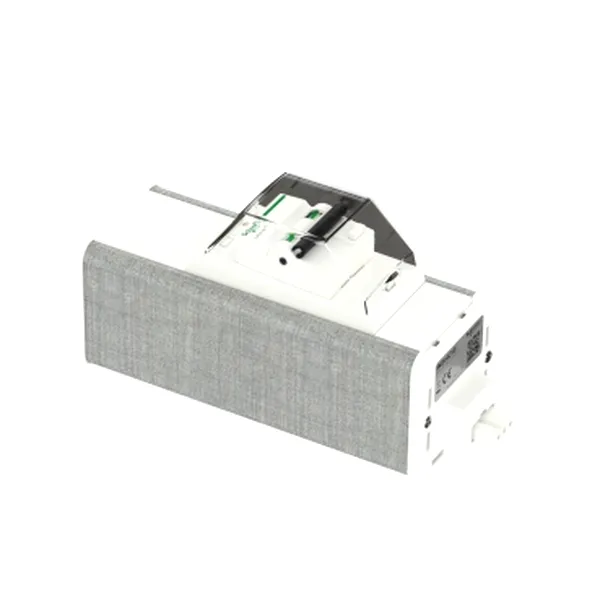 Unica system+, Unitate modulara 2P RCBO, alb/gri