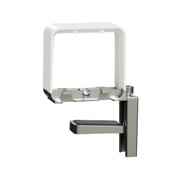 Unica system+, Kit intermediar prindere pe birou, alb