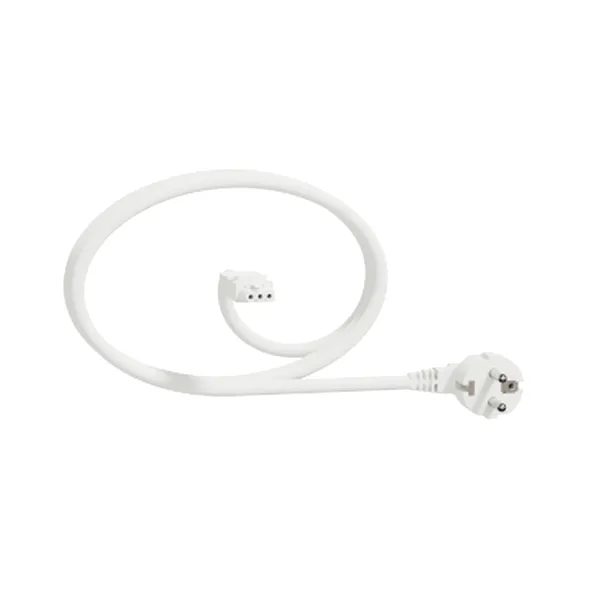 Unica system+, Cablu+conector rapid drept,3m-1,5mm2, alb