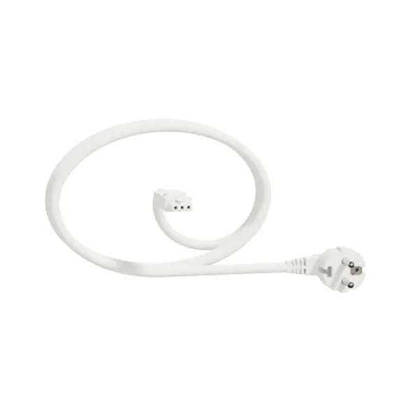 Unica system+, Cablu+conector rapid drept,6m-1,5mm2, alb