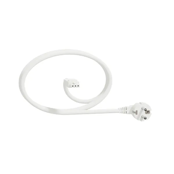 Unica system+, Cablu+conector rapid drept,3m-2,5mm2, alb