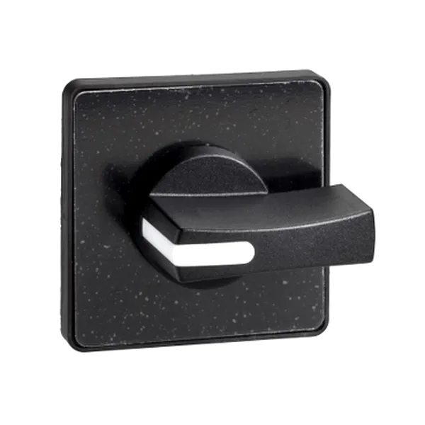 Cap De Actionare 45 X 45 Mm - Negru - Maner Negru - Necompletat Pt. Gravare