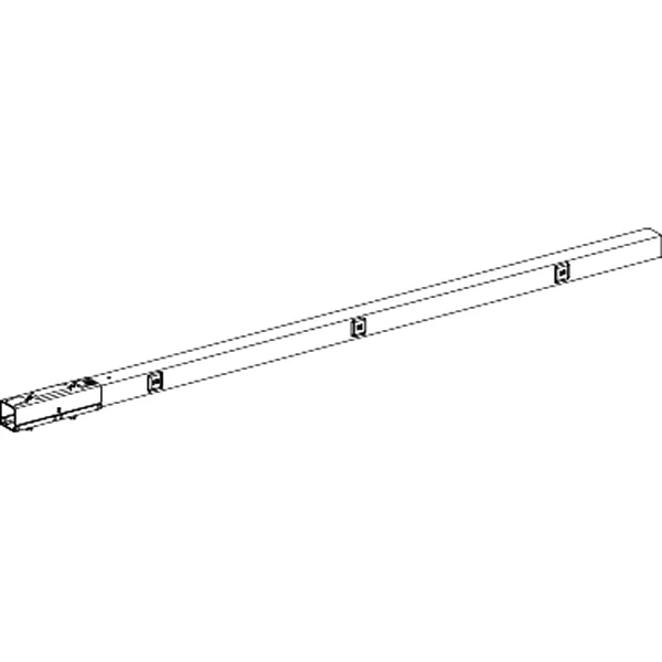 Canalis - Lungime Dreapta - 25 A - 3 M - 1 Circuit - Comanda La Distanta - Alb
