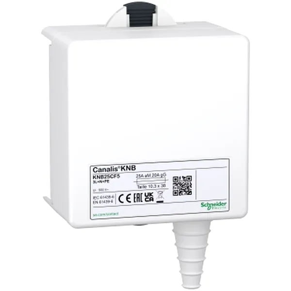 Canalis - Cofret Derivatie Pentru Siguranta Nf - 10 X 38 - 25 A - 3L+N+Pe