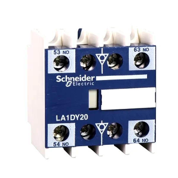 Auxiliary contact block, TeSys Deca, 2NC (sealed), front mounting, screw clamp terminals