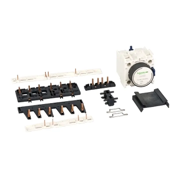 Kit for star delta starter assembling, for 2 x contactors LC1D25-D38 and star LC1D09-D18, with timer block