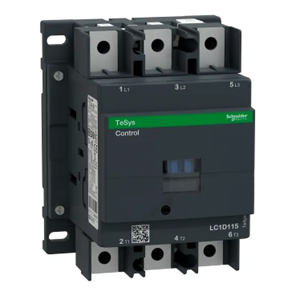 Contactor, TeSys Deca, 3P(3NO), AC-3/AC-3e, <=440V, 115A, 24V AC 50/60Hz coil, lugs/bars terminals