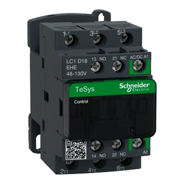 Tesys D Contactor - 3P -= 440 V - 18 A Ac-3 - 48 - 130 V C.A/C.C Bobina