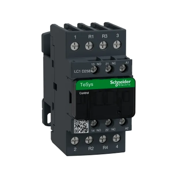 Contactor, TeSys Deca, 4P(2NO+2NC), AC-1, <= 440V, 40A, 230V AC 50/60Hz coil, screw terminal