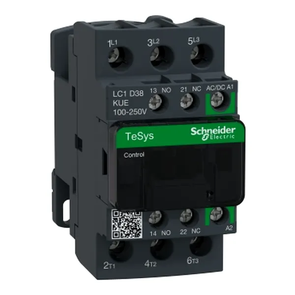 Tesys D Contactor - 3P -= 440 V - 38 A Ac-3 - 100 - 250 V C.A/C.C Bobina