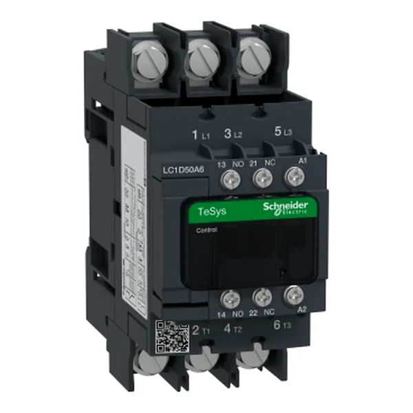 TeSys D contactor, 3P(3 NO), c.a.-3, <= 440 V 50 A, 230 V c.a. 50/60 Hz bobina