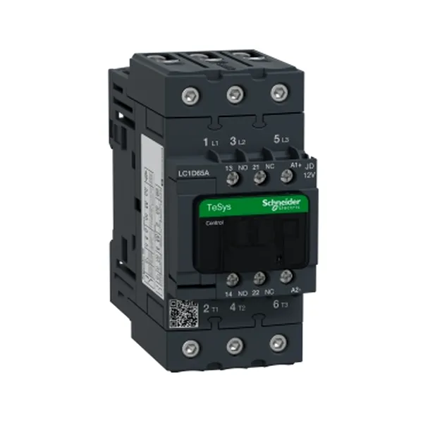 TeSys D contactor - 3P(3 NO) - c.a.-3 - <= 440 V 65 A - 12 V c.c. bobina standard
