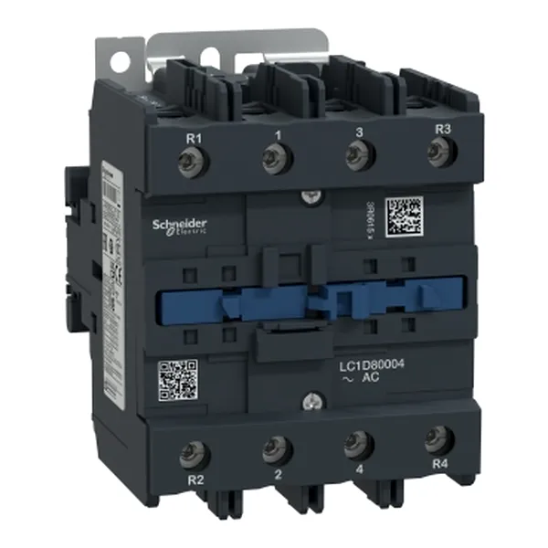 Contactor, TeSys Deca, 4P(4NO), AC-1, <=440V, 125A, 110V AC 50/60Hz coil