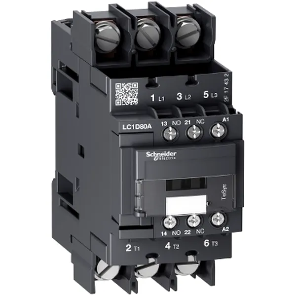 Tesys D Contactor 3P 80A Ac-3 Up To 440V Bobina 220V C.A 50/60Hz Pentru Papuci