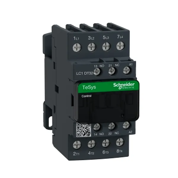 Contactor, TeSys Deca, 4P(4 NO), AC-1, <= 440V, 32A, 220V AC 50/60Hz coil, screw terminal