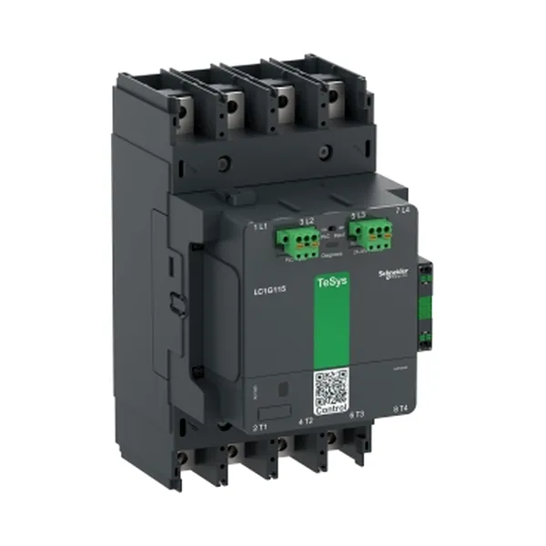 Contactor TeSys Giga, 4P (3 NO), AC-3 <= 440V 150A, versiune avansata, bobina 24..48V c.a./c.c.