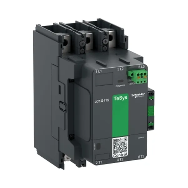 Contactor TeSys Giga, 3P (3 NO), AC-3 <= 440V 185A, versiune standard, bobina 48..130V c.a./c.c.