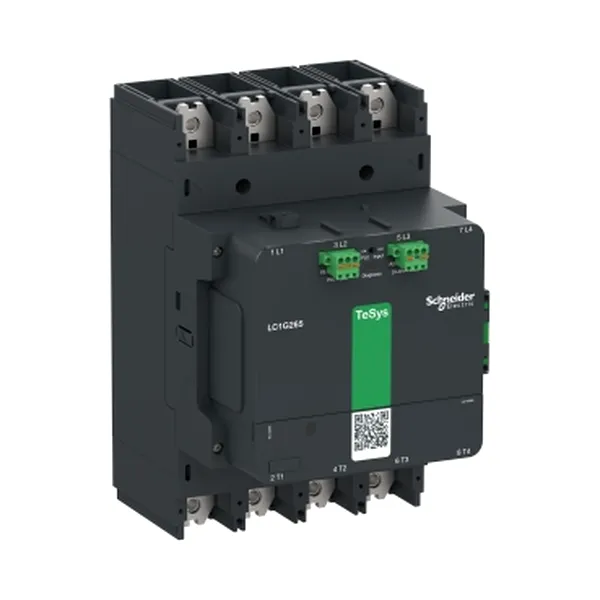 Contactor TeSys Giga, 4P (3 NO), AC-3 <= 440V 330A, versiune avansata, bobina 24..48V c.a./c.c.