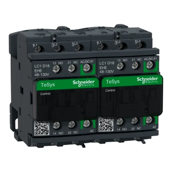 Tesys D Contactor Reversibil - 3P -= 440 V - 18 A Ac-3 - 48 - 130 V C.A/C.C Bobina