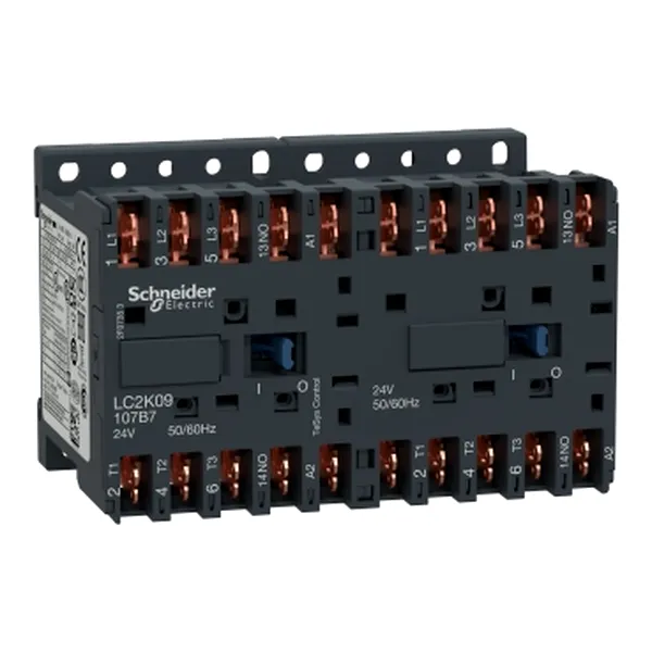 Contactor Reversibil Tesys Lc2-K - 3 Poli - Ac-3 440 V 9 A - Bobina 24 V C.A.