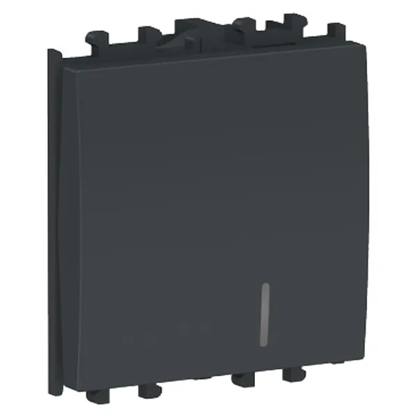 Easy Styl, Intrerupator, indicator luminos, 2M, negru