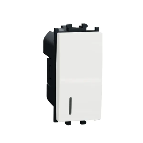 Easy Styl, Intrerupator simplu cu lampa indicatoare 16A 1m alb