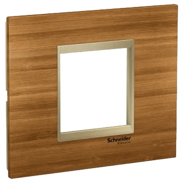 Easy Styl, Rama lemn, 2M, bambus/bej metalic