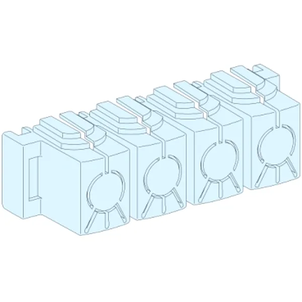 Capac izolator, Linergy BW, pentru conectarea directa a cablurilor de 10-25mm pe bare izolate, IPXXB, set de 8