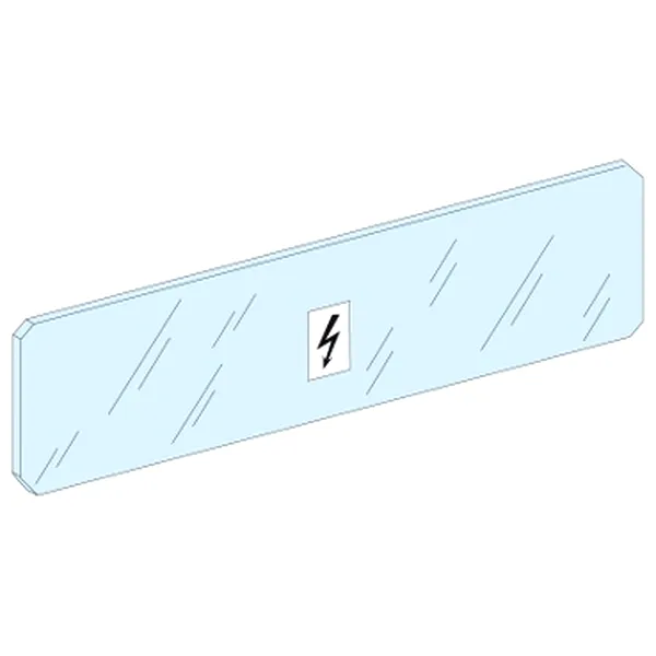Placa izolatoare, Linergy BS, H 100mm W 470mm, protectie spate a barelor colectoare, pentru tablouri PrismaSeT G W600 / PrismaSeT P W650