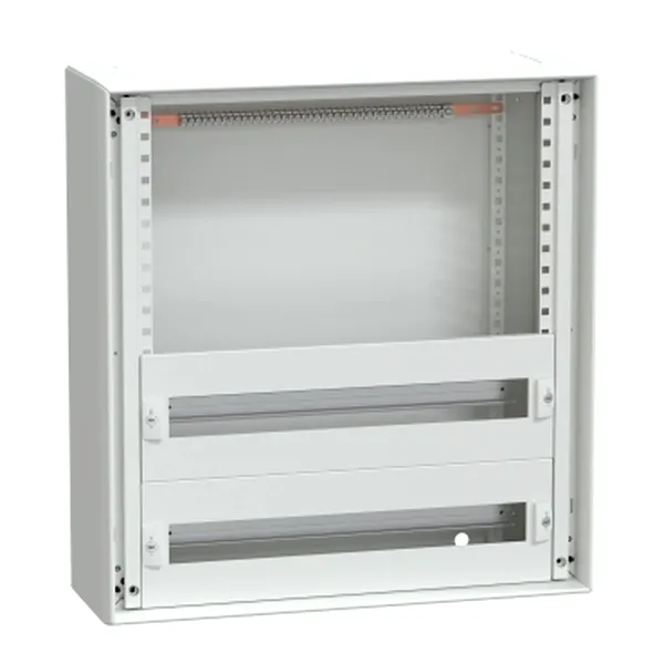 Carcasa montata pe perete, PrismaSeT G Pack 250, L 600mm, H 630mm (2R si sosire), IP30, cu placi frontale, pentru dispozitive modulare